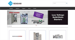 Desktop Screenshot of benshaw.com